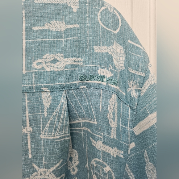 Quicksilver Watermans Collection Comfort Fit Blue Nautical Knots - Picture 8 of 13